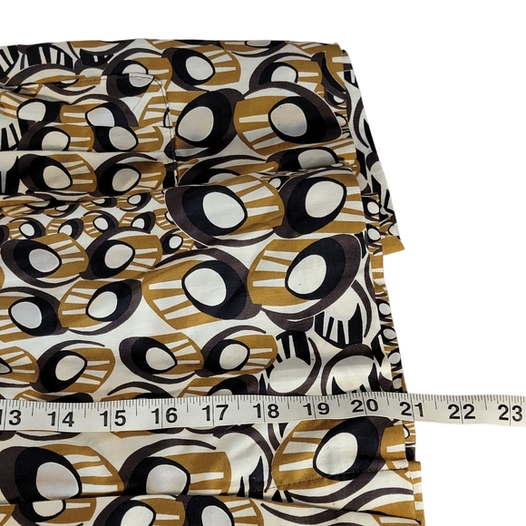 Anthropology Parameter Modern Graphic A Line Mid Length Skirt Snap Pockets NWT - Picture 14 of 14